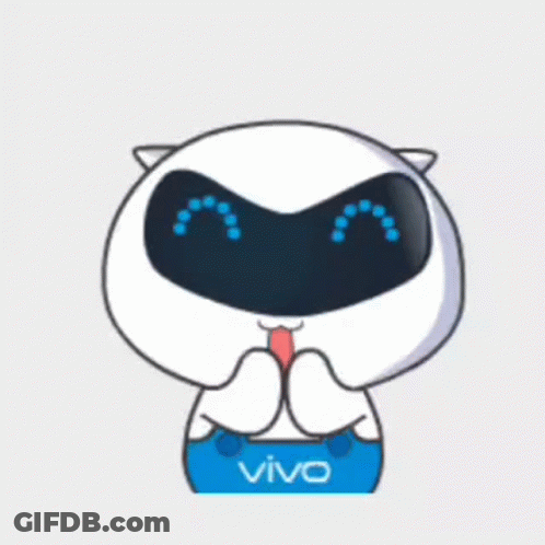 A Cartoon Character Is Wearing Blue Shorts With The Word Vivo On Them GIF