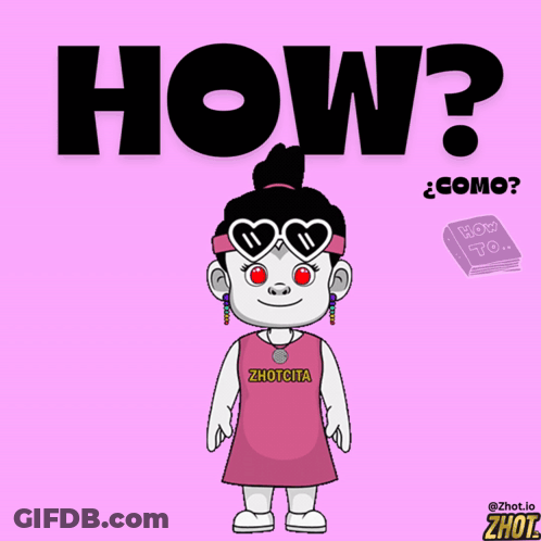 A Cartoon Character Is Wearing Sunglasses And A Shirt That Says Zhoucita GIF