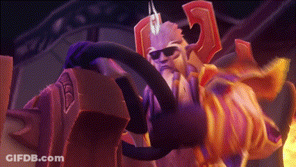 A Cartoon Character Is Wearing Sunglasses And Holding A Horn GIF