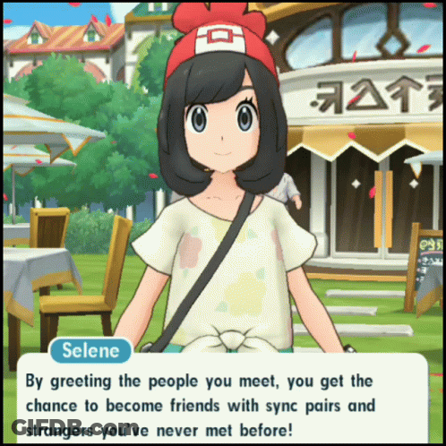 A Cartoon Character Named Selene Is Talking To Someone GIF