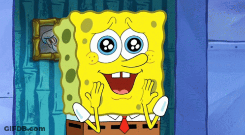 SpongeBob With Big Eyes GIF