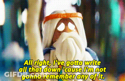 A Cartoon Character Says All Right I Ve Gotta Write All That Down GIF