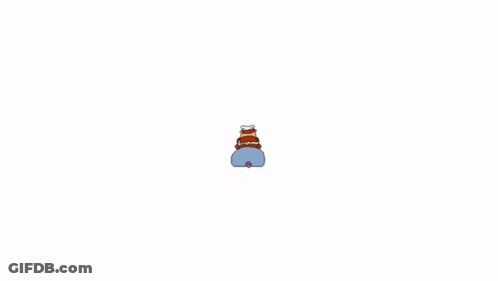 A Cartoon Character Says " Angry Rat Sounds " Next To A Yoyo Logo GIF