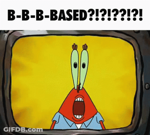 Cartoon Character Saying B-B-B-Based GIF