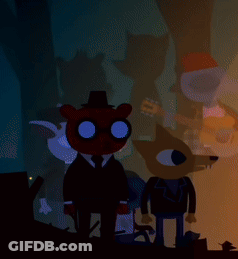 A Cartoon Character Says Close Enough While Standing Next To Another Character GIF