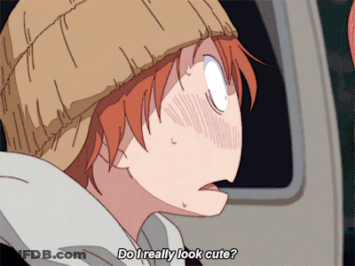 Cartoon Character Says Do I Really Look Cute In Beanie GIF