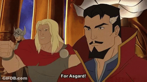 Cartoon Character Saying For Asgard GIF