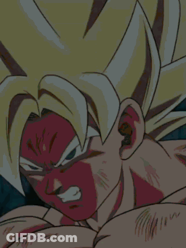 A Cartoon Character Says Give Me The Power To Defeat This Guy !!! GIF
