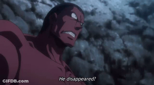 A Cartoon Character Says He Disappeared While Standing Next To Another Cartoon Character GIF