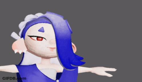 A Cartoon Character Says " I Beg Your Pardon " On A Gray Background GIF