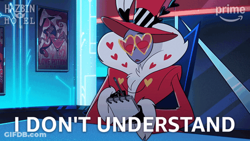 A Cartoon Character Says I Don T Understand GIF