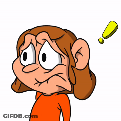 A Cartoon Character Says I Doubt It With An Exclamation Point GIF