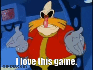 A Cartoon Character Says " I Love This Game " GIF