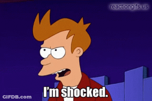 A Cartoon Character Says I 'M Shocked GIF