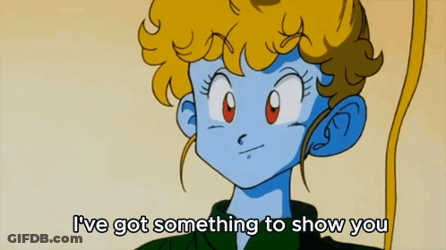 A Cartoon Character Says I Ve Got Something To Show You GIF