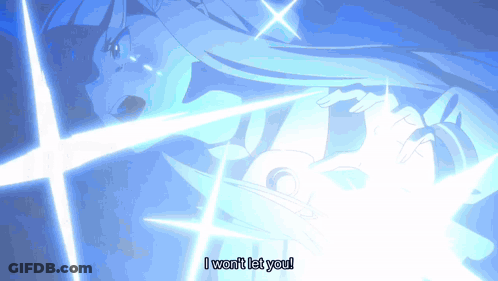 A Cartoon Character Says " I Won 'T Let You " At The Bottom GIF