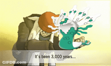 A Cartoon Character Says It 'S Been 3,000 Years While Holding Something GIF