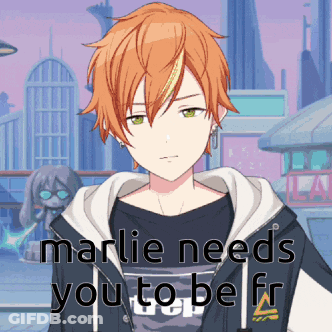A Cartoon Character Says Marlie Needs You To Be GIF