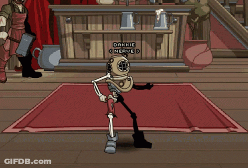 A Cartoon Character Says Nervekatsuki On Top And Dakkie Nerve GIF