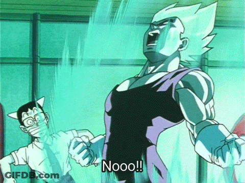 Cartoon Saying Nooo Watching Another Character GIF