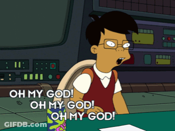 A Cartoon Character Says Oh My God And Oh My God GIF