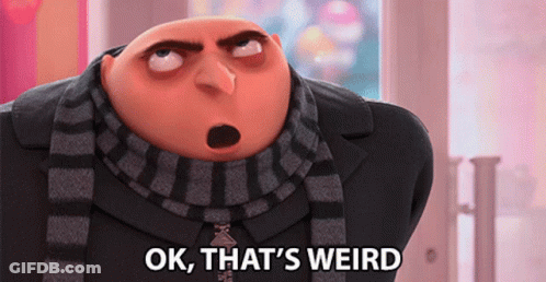 A Cartoon Character Says Ok That 'S Weird GIF