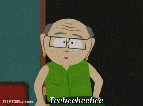 A Cartoon Character Says Teeheeheee In A Green Shirt GIF