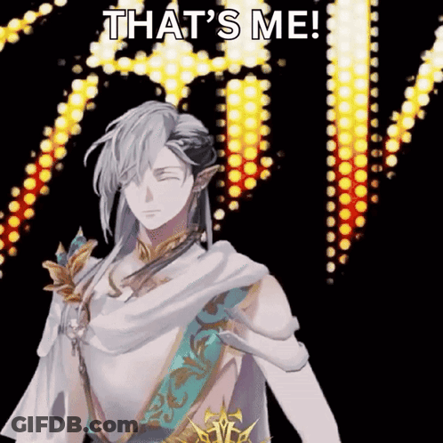 A Cartoon Character Says That 'S Me In Front Of A Fireworks Display GIF