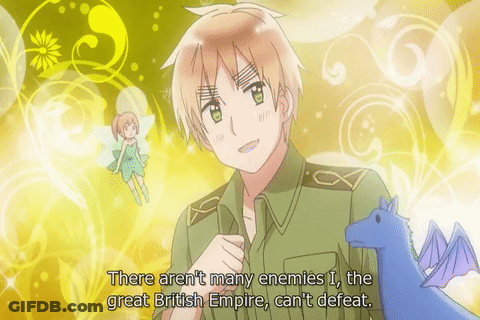A Cartoon Character Says There Aren 'T Many Enemies I The Great British Empire Cant Defeat GIF