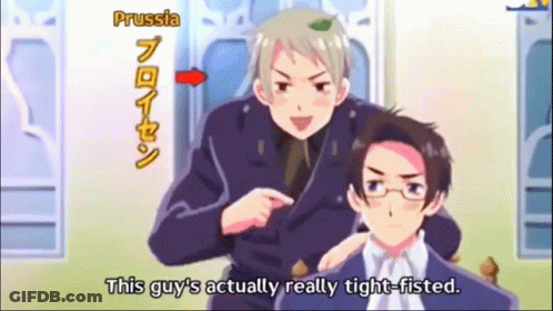 A Cartoon Character Says This Guy 'S Actually Really Tight-Fistted GIF