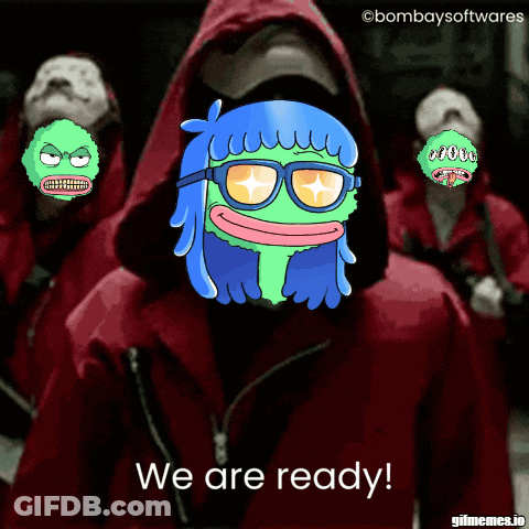 A Cartoon Character Says We Are Ready In A Red Jacket GIF