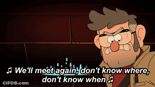 A Cartoon Character Says We 'Ll Meet Again GIF