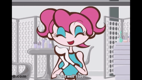 Cartoon Saying Went Well I See In Salon GIF