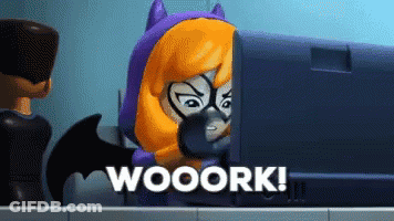 A Cartoon Character Says Wooork In Front Of A Computer Screen GIF