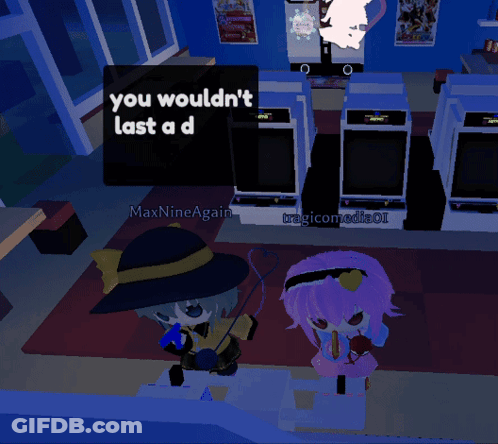 A Cartoon Character Says You Wouldn 'T Last A Day In O 'Block GIF