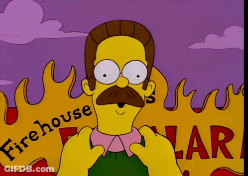 A Cartoon Character Standing In Front Of A Sign That Says Firehouse GIF