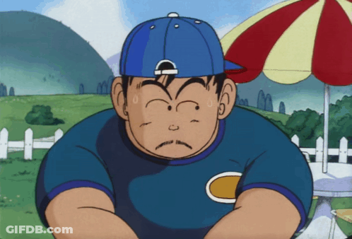 A Cartoon Character Wearing A Blue Hat And A Blue Shirt With The Letter C On It GIF