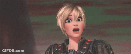 A Cartoon Character Wearing A Blue Hat And A Blue Shirt With The Word Disney On It GIF