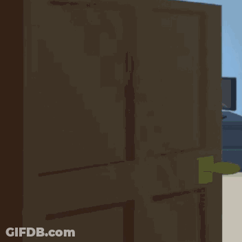 A Cartoon Character Wearing A Blue Hat With The Letter E On It GIF