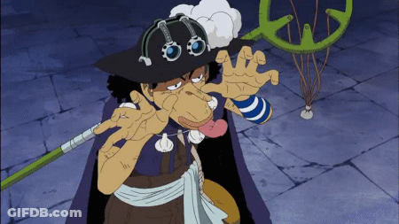 A Cartoon Character Wearing A Hat And A Cape Is Sticking Out His Tongue GIF