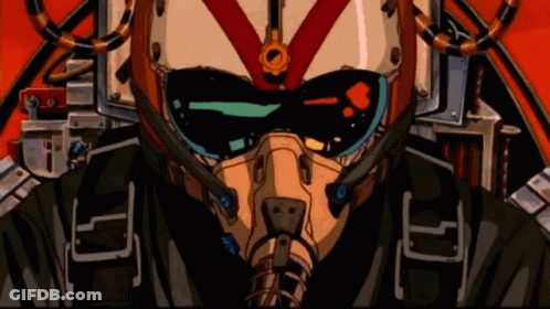 A Cartoon Character Wearing A Helmet And Goggles GIF