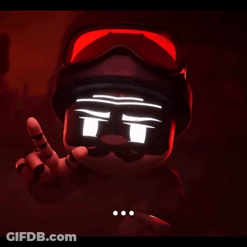 A Cartoon Character Wearing A Helmet And Goggles Says Kinda Hot- GIF