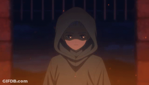 A Cartoon Character Wearing A Hooded Jacket With A Mask On Their Face GIF