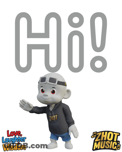 A Cartoon Character Wearing A Hoodie That Says " I Hot " GIF