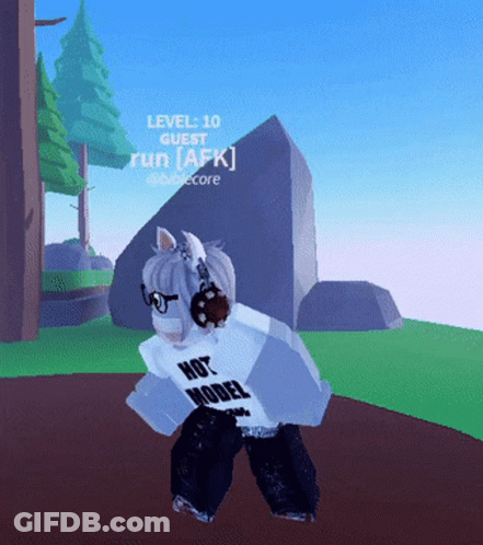 A Cartoon Character Wearing A Shirt That Says No Model GIF