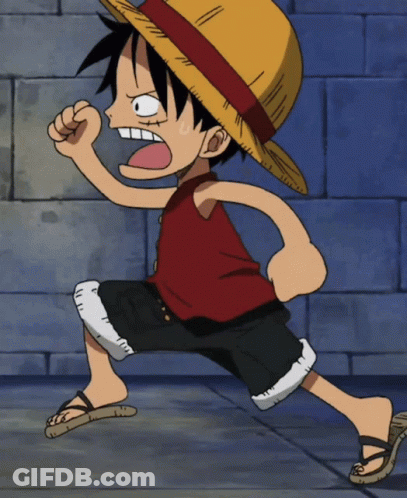 A Cartoon Character Wearing A Straw Hat And Flip Flops GIF