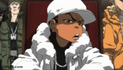 A Cartoon Character Wearing A White Jacket With A Fur Collar And A Hat With The Letter W On It GIF