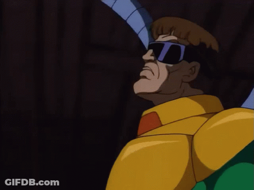 A Cartoon Character Wearing Sunglasses And A Yellow And Green Suit GIF