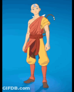 A Cartoon Character With A Bald Head Is Standing On One Leg GIF