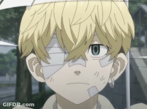 A Cartoon Character With A Bandage On His Eye GIF